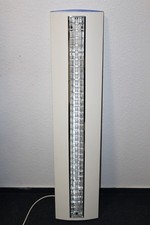 THORN DESIGNER DECKENLEUCHTE BÜROLAMPE WEIß MIT BLAUER LEISTE 122x28,5cm      