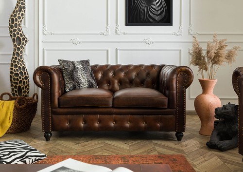 Sofa sitzer echtleder - sofa, 2-sitzer