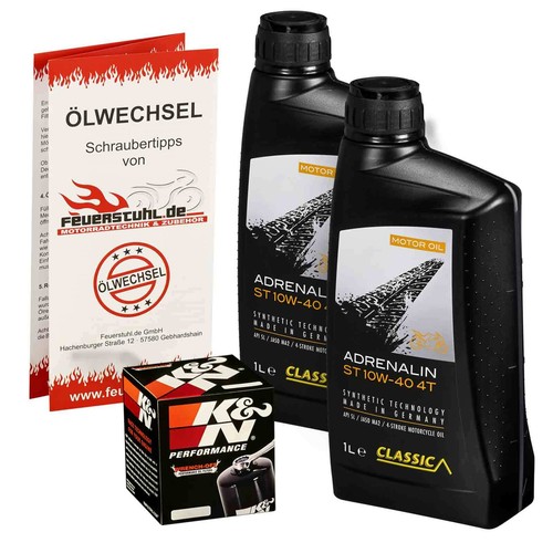 ölwechselset adrenaline n - Ölwechselset, adrenaline/k&n