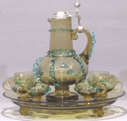Antik glas likörset 1900 - likörset,