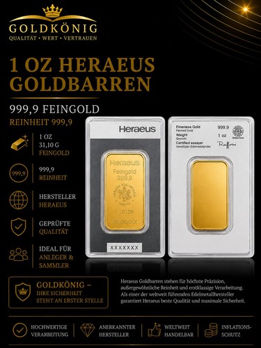 Goldbarren unze 999 - goldbarren, 999.9