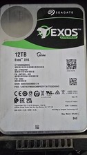 12TB 7,2k 3,5" Seagate EXOS X16 SAS 12G 512e Raid 24/7 HDD ST12000NM002G