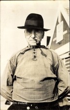 Ak Marken Nordholland Niederlande, Seemann mit Hut raucht Pfeife - 2914384