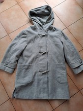 Damen Mantel, Gr. 42 Kurzgröße, grau, Schurwolle