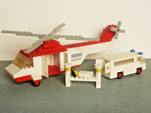 Lego 386 rettungsheli - lego, mit