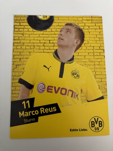 Autogrammkarte bvb marco reus - marco,