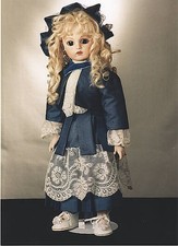 Antike  Porzellanpuppe BRU Jne 7   Repro  45 cm