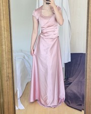 Satin Abendkleid 32 XXS Fokus