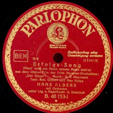 Hans albers hoppla - jetzt, komm