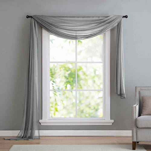 Voile querbehang - voile,