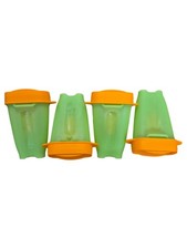 Tupperware Eisformen 4er Set Mehrfarbig Kunststoff Stieleis DIY