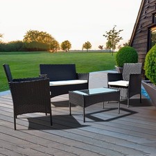 Gartenmöbel Set Rattan für