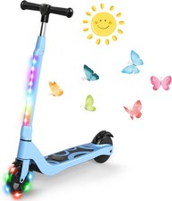 E Scooter Für Kinder 6-14 Jahren Kinderroller Elektroroller E-Roller mit LED DE