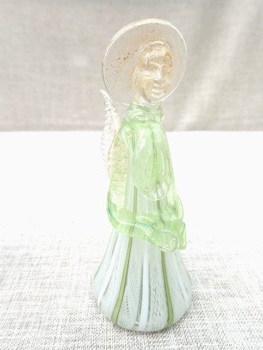 Vintage murano grüner glas - murano,