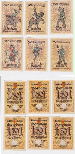 Pfennig banknoten - 6, x