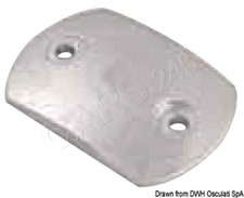 OSCULATI Zink-Plattenanode