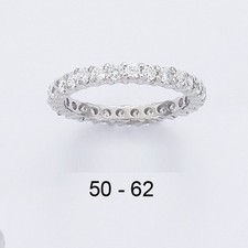 Ring Rhodiniert Eternity T58