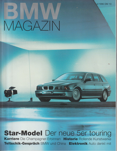 Bmw magazin 1996 prospekt - bmw,