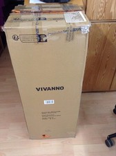 VIVANNO  - Podest Fiberglas PODEST Säule, Anthrazit matt - 40x40x100 cm - Neu !!