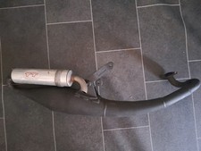 LeoVince Handmade TT Roller Auspuff Peugeot Liegend