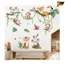 Wandtattoo Dschungel Tiere