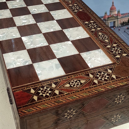 Premium backgammon set - set, 13,5"