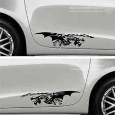 2x Drachen Seitenaufkleber