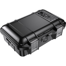 Peli Micro Case M50 schwarz, schwarzer Einsatz