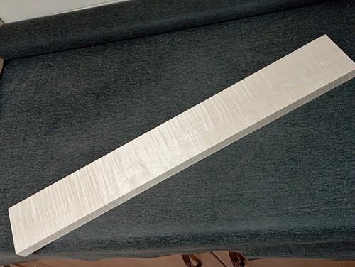 Flamed maple neck blank - flamed,