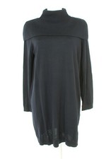 COS Kleid Dress Strickkleid Wolle Damen Gr. L in Blau