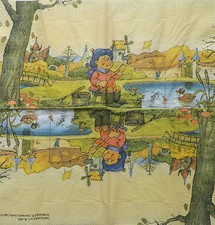 4 lose Motivservietten