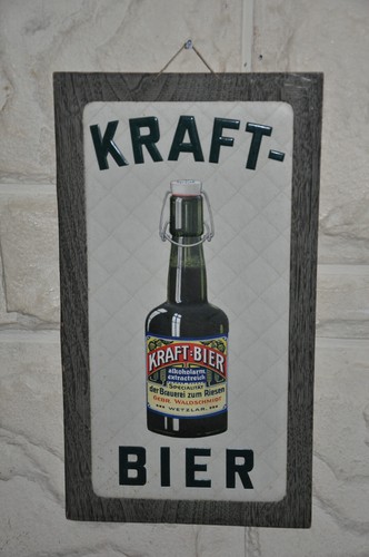 Altes brauereischild reklame - altes, brauereischild/reklame