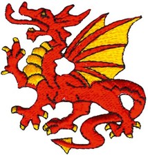 DRACHE / DRAGON - Aufnäher