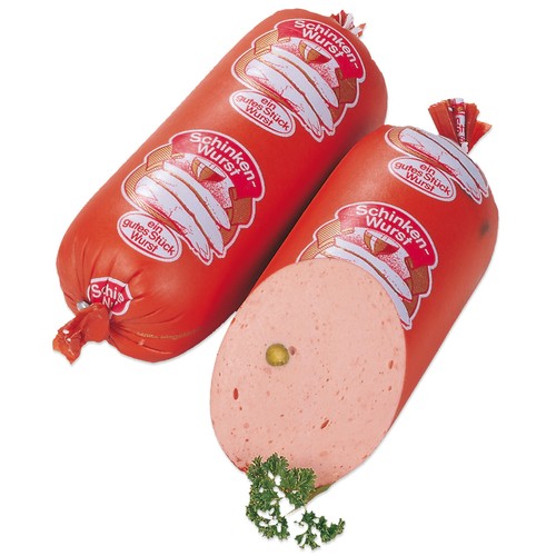 Feine schinkenwurst mit - feine, feinen