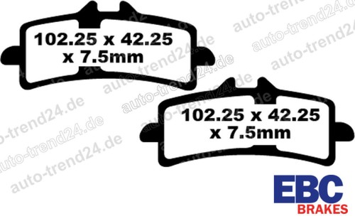 Ebc goldstuff bremsbeläge - ebc,