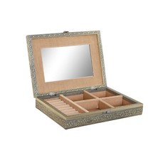 Schmuckdose Schmuckkästchen Schmuckschatulle Schmuckkiste SanLov Weiß Champagner