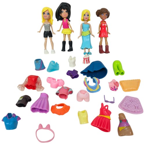 Polly pocket puppen - puppen, x4