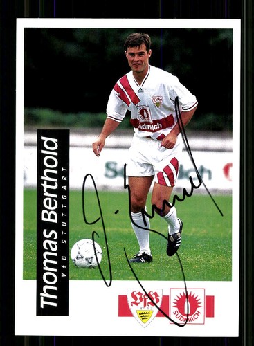 Thomas berthold autogrammkarte - thomas,