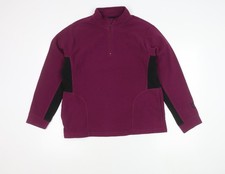 Lila Pullover Sweatshirt Damen