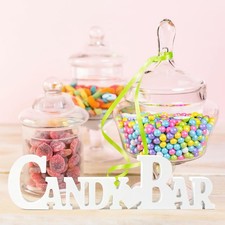 Candy Bar Deko, Holzschriftzug