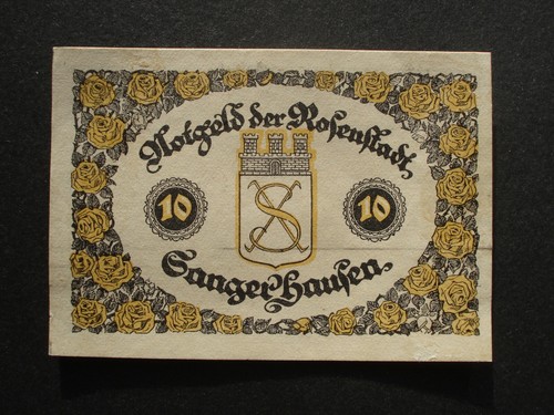 Notgeld schein 1921 - 1921:, stadt