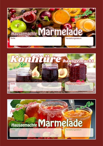 Marmeladen etiketten 100 - marmeladen-etiketten,