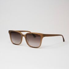 KBL Retro Acetate Sonnenbrille Castlerock Verlaufsgetönt Eckig Panto Braun 51/17