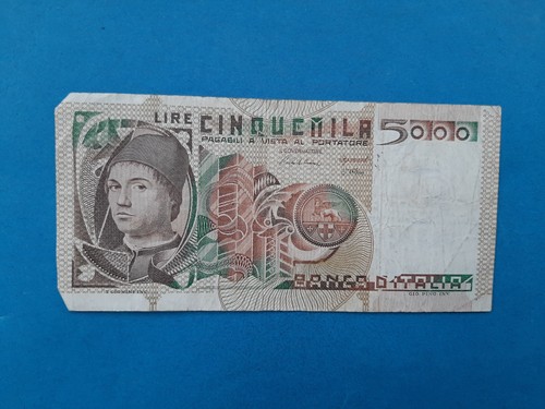 5000 lire italien - x,