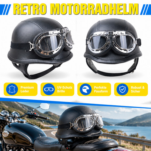 Dot stahlhelm harley look - dot,