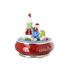 Hutschenreuther Sammelserie Weihnachtslied Spieluhr groß 14 cm Alle Jahre wieder