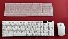 Kabellos Tastatur und Funkmaus Set 2.4GHz Wireless Keyboard mit Drahtlos-Maus