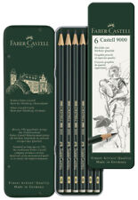 FABER-CASTELL Bleistift CASTELL 9000 6er Metalletui