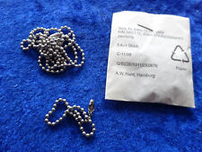 Original Bundeswehr Kette für Erkennungsmarke (2teilig) neuwertig verpackt