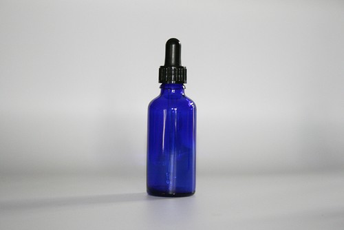 Blauglasflasche